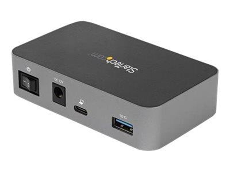 StarTech.com 4-Port USB C Hub 10Gbps - 3x USB-A & 1x USB-C - Powered - hub - 4 ports USB-Hubs - 4 - Grau