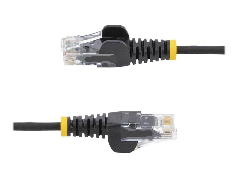 StarTech.com 3m CAT6 Cable - Black Slim CAT6 Patch Cord - Snagless - LSZH - patch cable - 3 m - black - Schwarz - 3 meter
