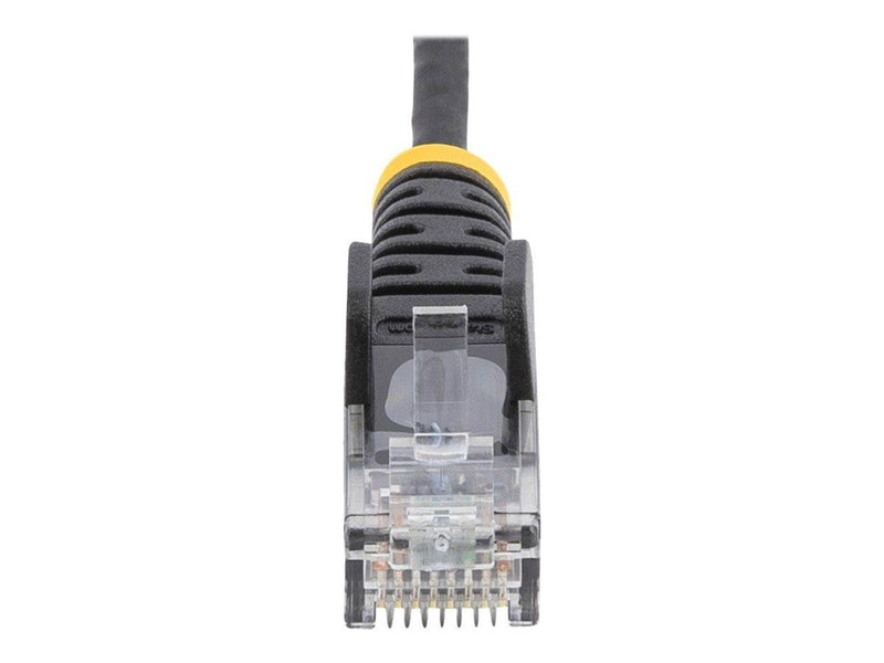 StarTech.com 3m CAT6 Cable - Black Slim CAT6 Patch Cord - Snagless - LSZH - patch cable - 3 m - black - Schwarz - 3 meter