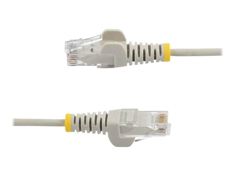 StarTech.com 3m CAT6 Cable - Grey Slim CAT6 Patch Cord - Snagless - LSZH - patch cable - 3 m - grey - Grau - 3 meter