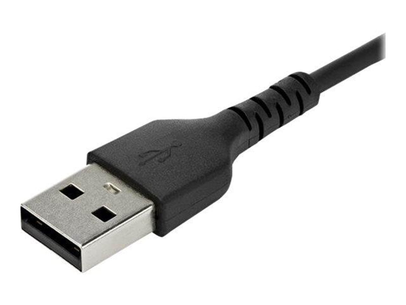 StarTech.com 1 m / 3.3ft. USB 2.0 to USB C Cable - Black - Aramid Fiber - USB-C cable - 1 m