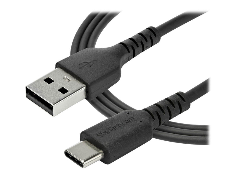 StarTech.com 2 m / 6.6 ft. USB 2.0 to USB C Cable - Black - Aramid Fiber - USB-C cable - 2 m