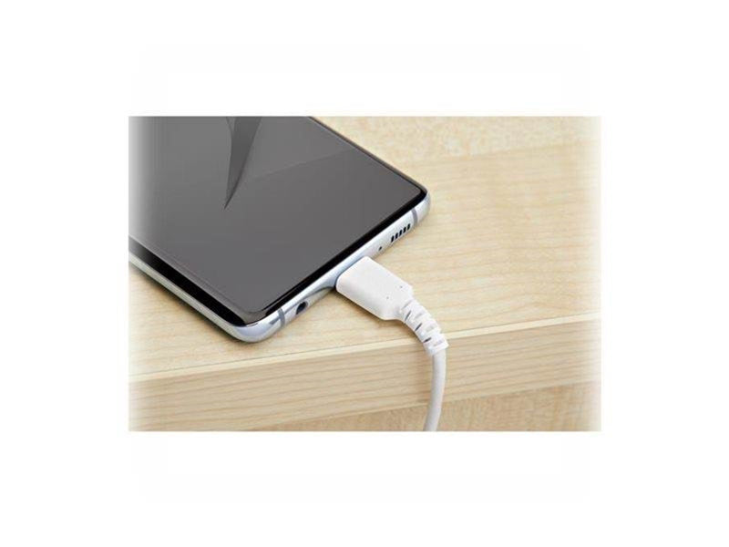 StarTech.com 2 m / 6.6ft. USB 2.0 to USB C Cable - White - Aramid Fiber - USB-C cable - 2 m