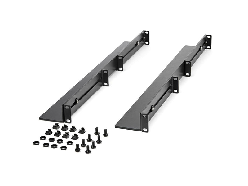 StarTech.com UNIRAILS1UB - 1U - Adjustable Rack Rails
