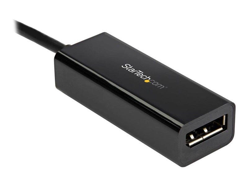 StarTech.com USB C to DisplayPort 1.4 Adapter - 8K 30Hz - HBR3 Adapter - external video adapter - black