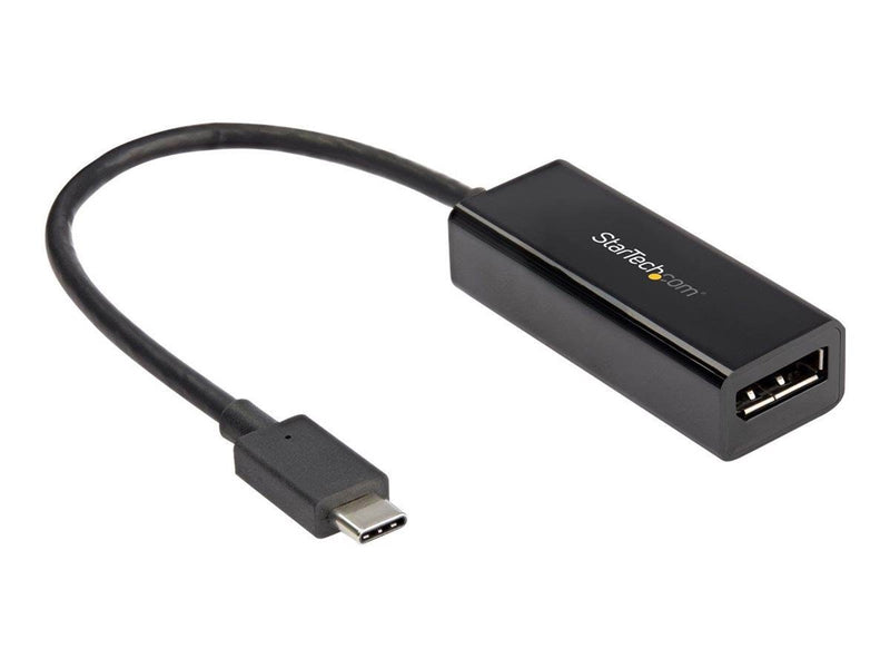 StarTech.com USB C to DisplayPort 1.4 Adapter - 8K 30Hz - HBR3 Adapter - external video adapter - black