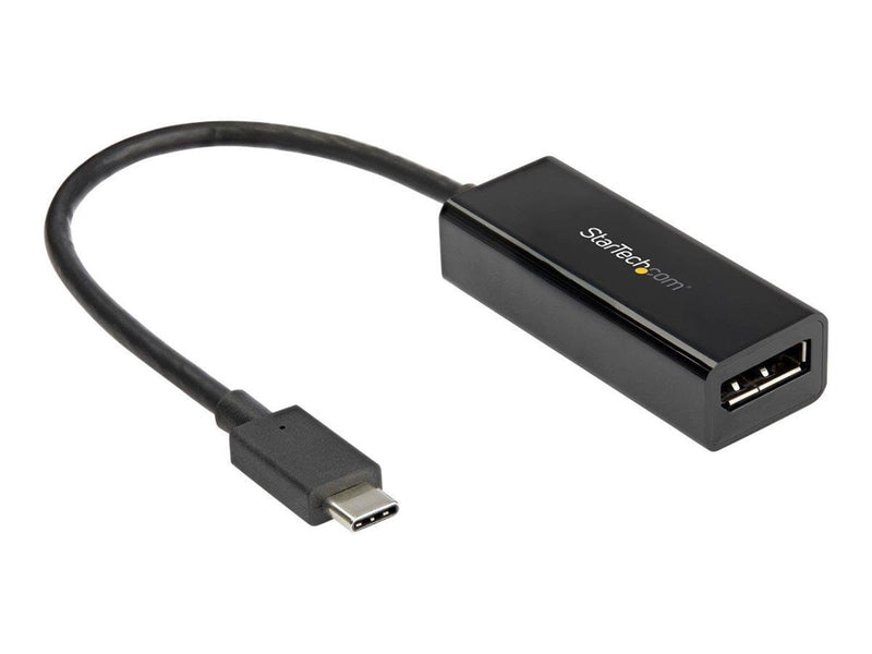 StarTech.com USB C to DisplayPort 1.4 Adapter - 8K 30Hz - HBR3 Adapter - external video adapter - black