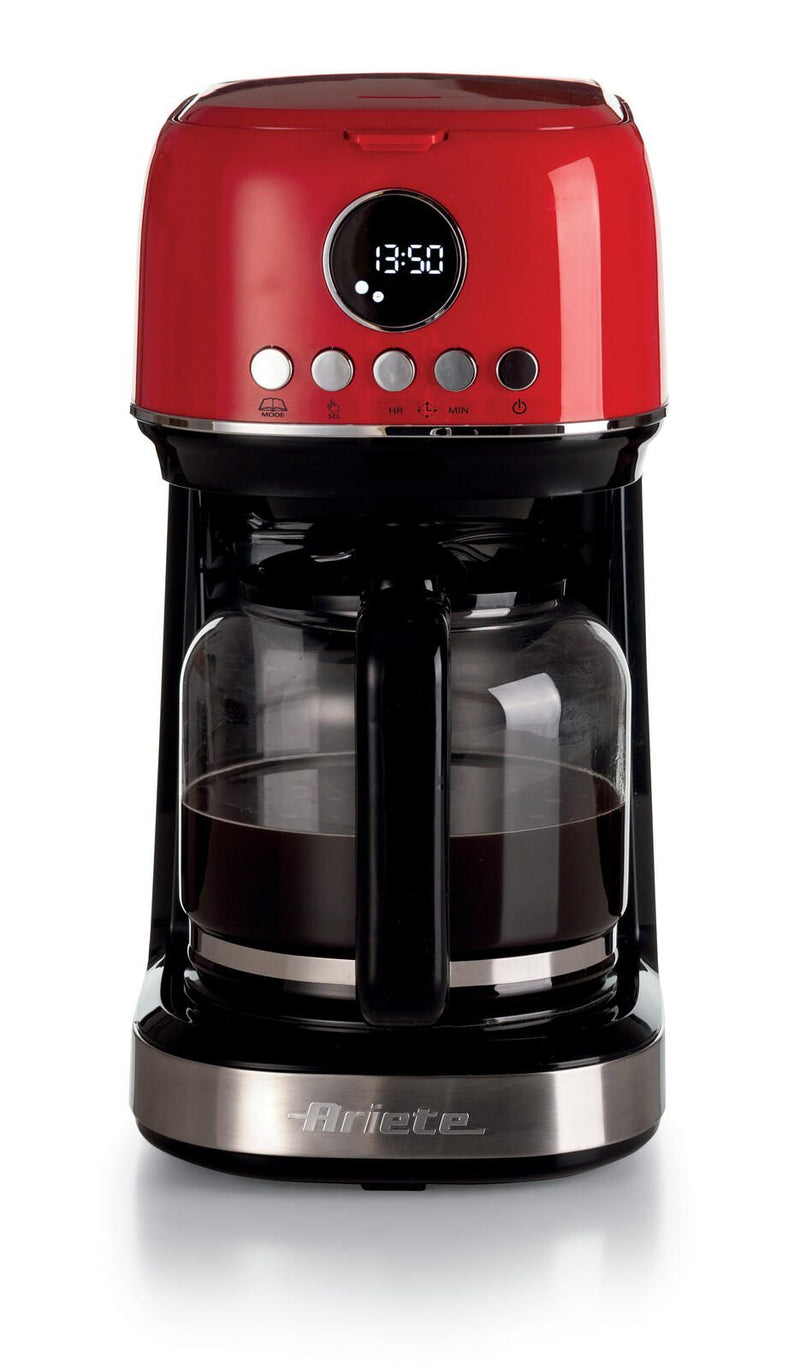 Ariete Moderna Filter-Kaffeemaschine - 1,5 l - rot