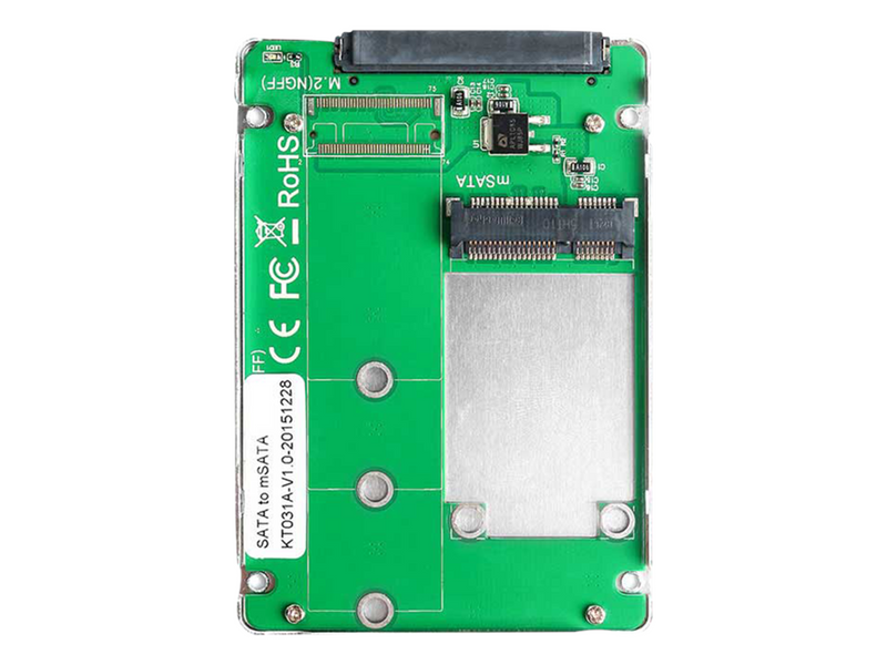 Deltaco MSATA to sata SSD enclosure