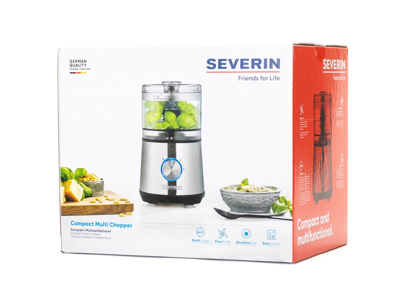 SEVERIN Küchenmaschine KM 3865 - food processor - 400 W - brushed stainless steel/black