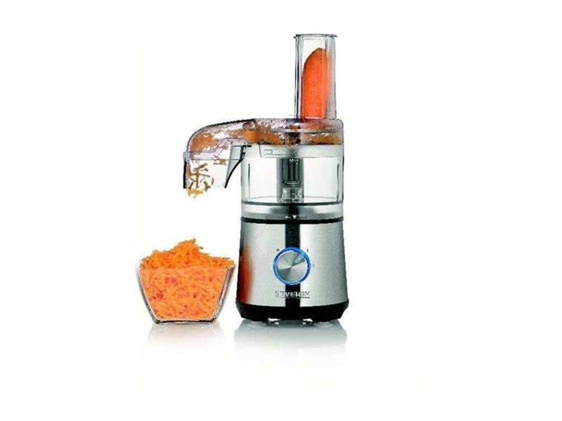 SEVERIN Küchenmaschine KM 3865 - food processor - 400 W - brushed stainless steel/black