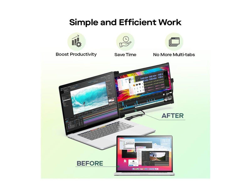 14" Mobile Pixels DUEX Max DS - 1920x1080 (FHD) - 60Hz - IPS