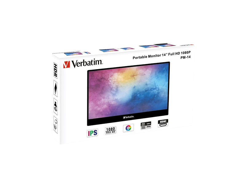 14" Verbatim PM-14 - 1920x1080 (FHD) - IPS