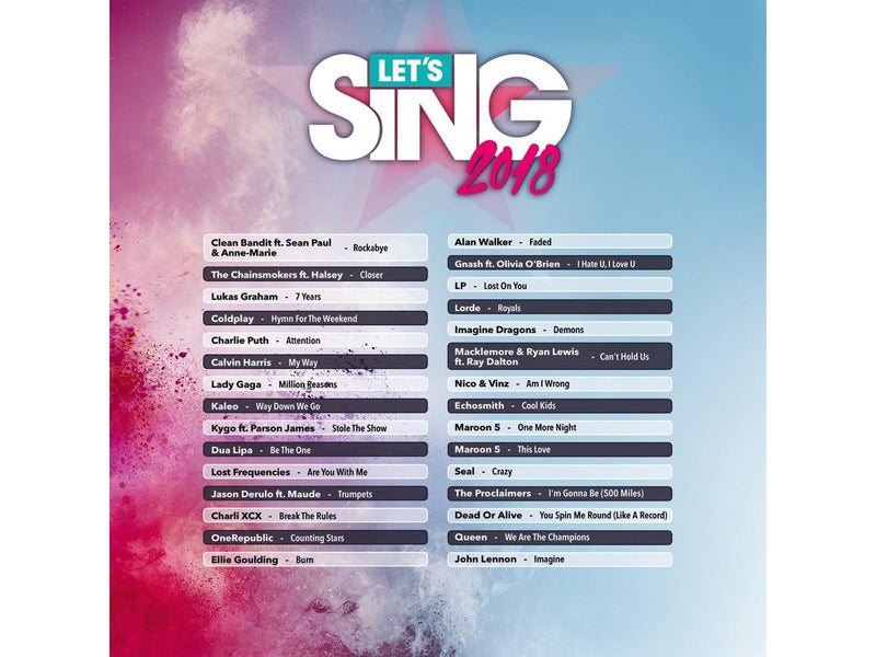 Let's Sing 2018 (FR) - Sony PlayStation 4 - Musik - PEGI 12