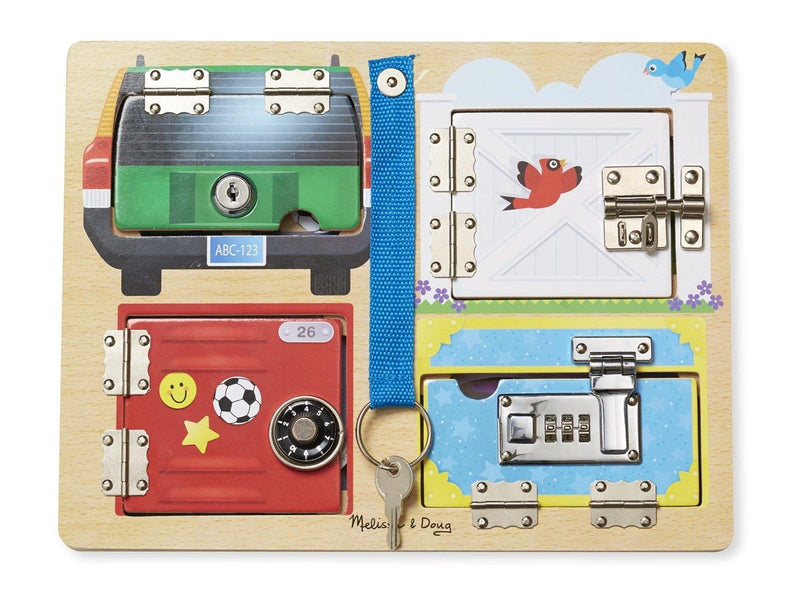 Melissa & Doug Lock & Latch Board