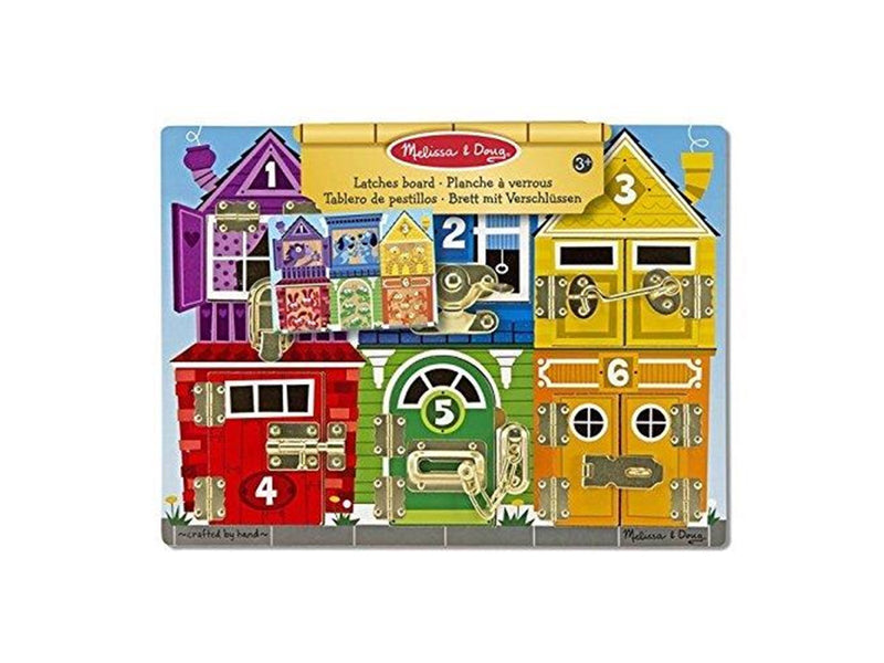 Melissa & Doug Latches Wooden Activity Board