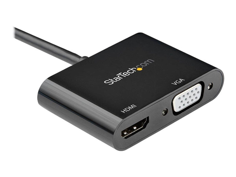 StarTech.com DisplayPort to HDMI VGA Adapter - 4K 60Hz - Mac & Windows - video adapter - DisplayPort / HDMI / VGA - 23.2 cm