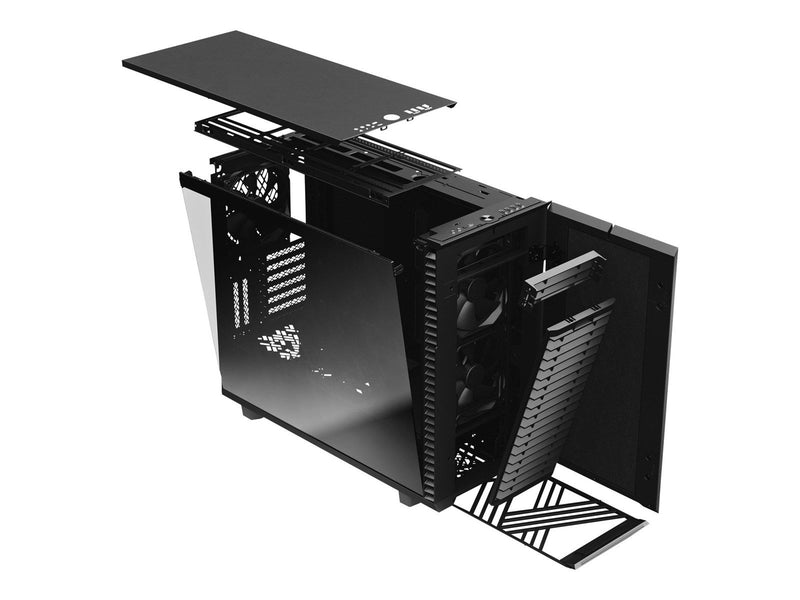 Fractal Design Define 7 - Black TG Dark Tint - Gehäuse - Miditower - Schwarz