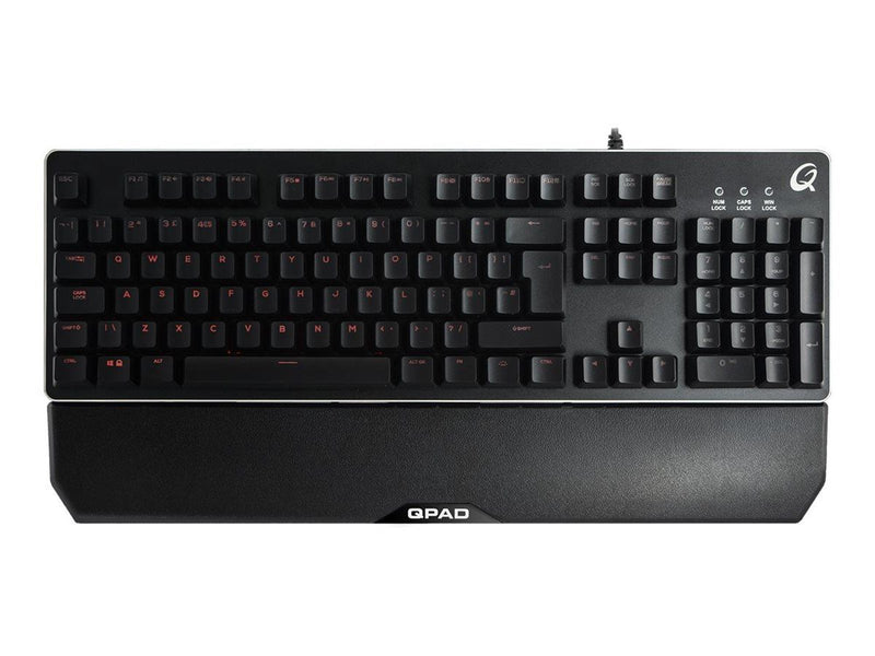 QPAD MK-40 - keyboard - German - Tastaturen - Deutsch - Schwarz