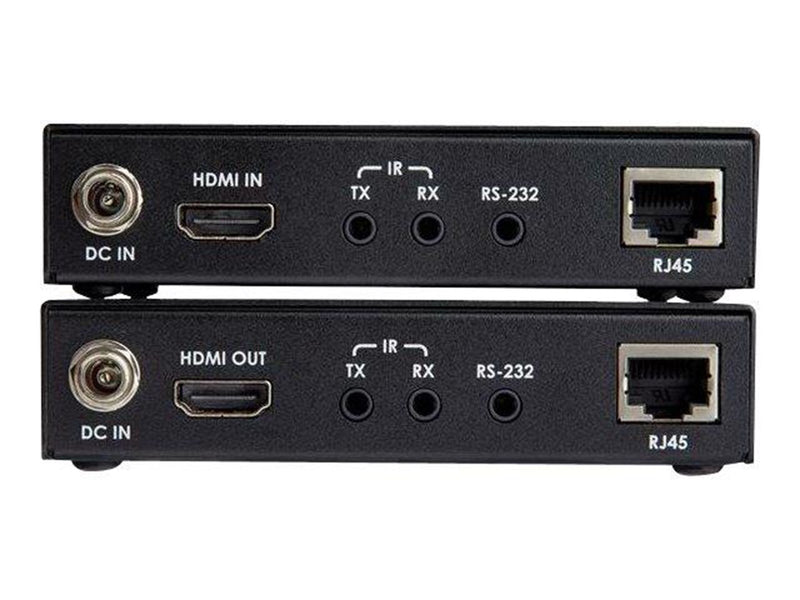 StarTech.com HDMI over CAT6 Extender - 4K 60Hz - 330' (100m) - IR Support - video/audio/infrared extender - HDMI