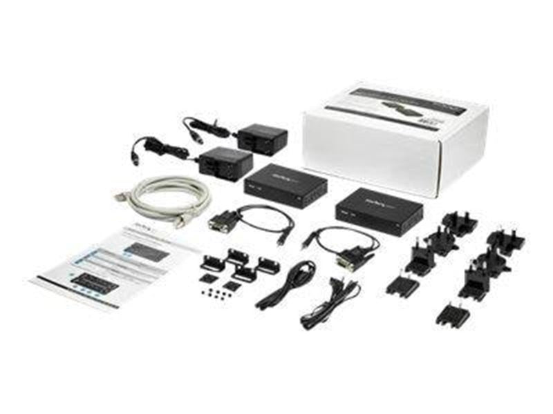 StarTech.com HDMI over CAT6 Extender - 4K 60Hz - 330' (100m) - IR Support - video/audio/infrared extender - HDMI