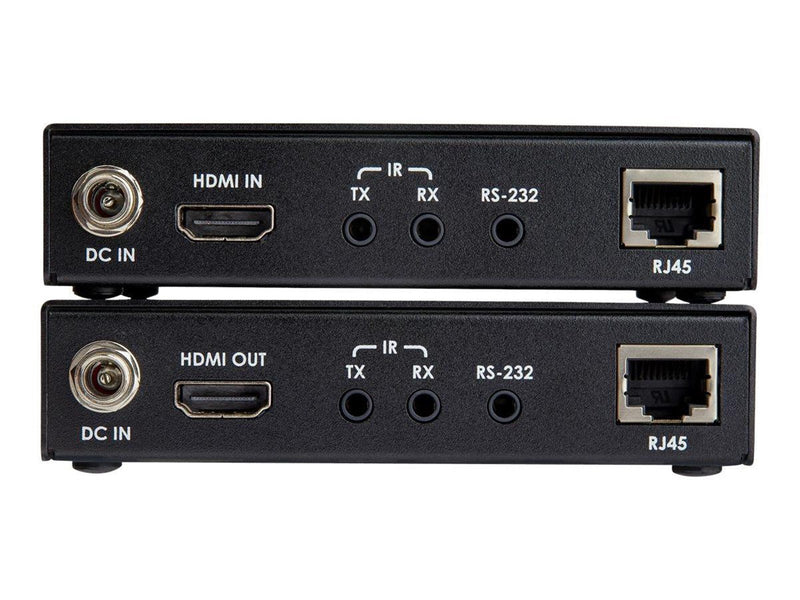 StarTech.com HDMI over CAT6 Extender - 4K 60Hz - 330' (100m) - IR Support - video/audio/infrared extender - HDMI