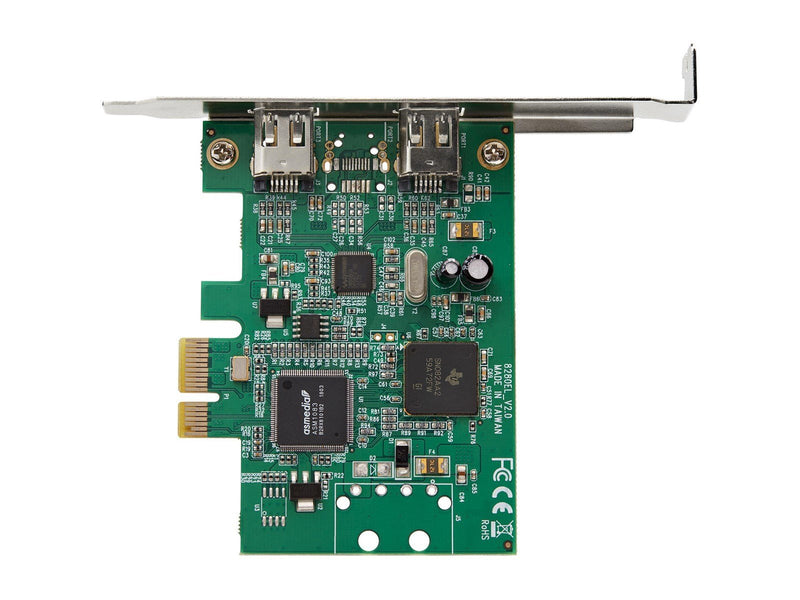 StarTech.com PEX1394A2V2 2-Port PCI Express FireWire Card - PCIe FireWire 1394a Adapter