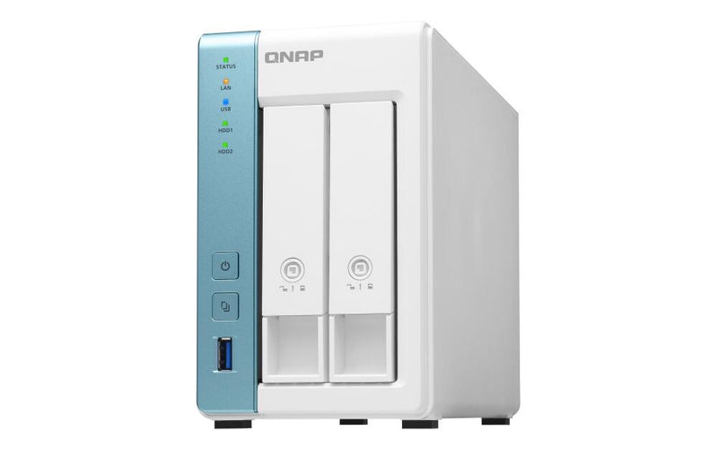 QNAP TurboStation TS-231P3-4G 2 Einschübe NAS-Server Leergehäuse (TS-231P3-4G)