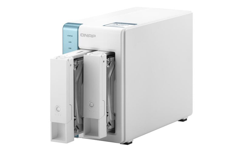 QNAP TurboStation TS-231P3-4G 2 Einschübe NAS-Server Leergehäuse (TS-231P3-4G)