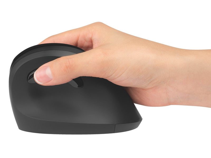 Kensington Pro Fit Ergo Vertikale kabellose Maus - Maus (Schwarz)