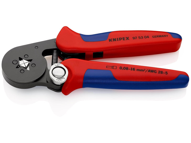 KNIPEX Selbsteinstellende Crimpzangen für Aderendhülsen, mit Seiteneinführung