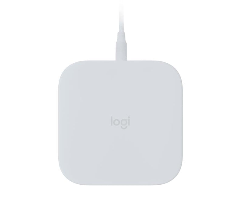 Logitech Powered Pad kabelloses Ladegerät weiß