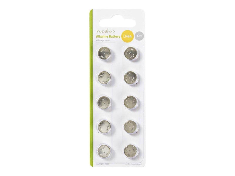 Nedis BAAKLR4410BL - battery - 10 x LR44 - Alkaline