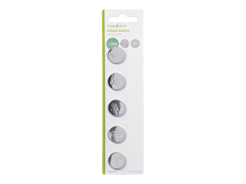 Nedis BALCR20325BL - battery - 5 x CR2032 - Li