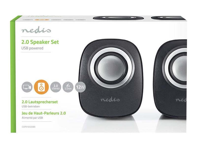 Nedis - speakers - for PC - 2.0 PC-Lautsprecher