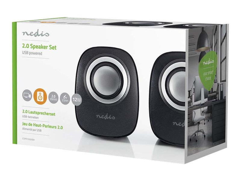 Nedis - speakers - for PC - 2.0 PC-Lautsprecher