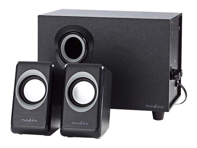 Nedis - speaker system - for PC - 2.1 PC-Lautsprecher