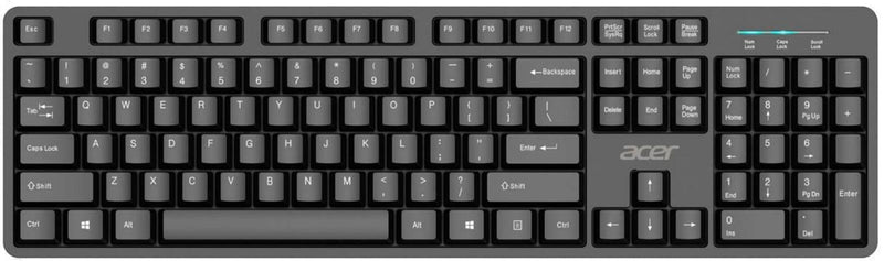 Acer Tastatur 100 USB Kabel, Nummernblock, Deutsch