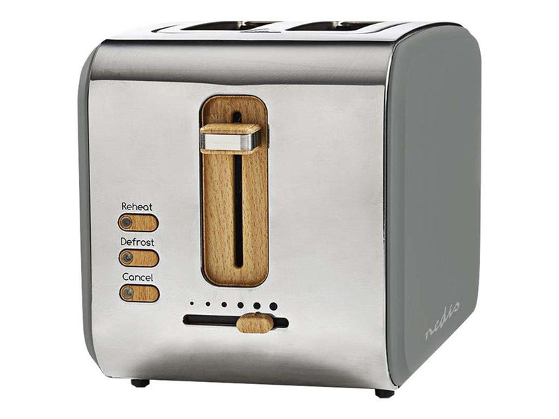 Nedis Toaster KABT510EGY - toaster - grey