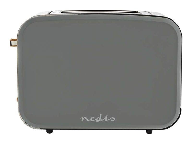 Nedis Toaster KABT510EGY - toaster - grey