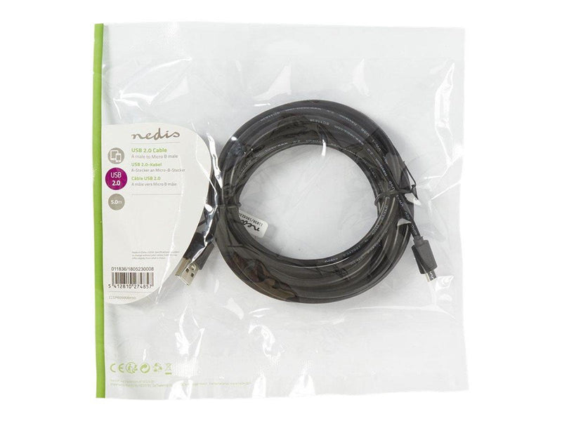 Nedis USB cable - 5 m