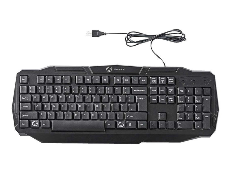 Nedis Gaming - Gaming Tastaturen - Universal - Schwarz