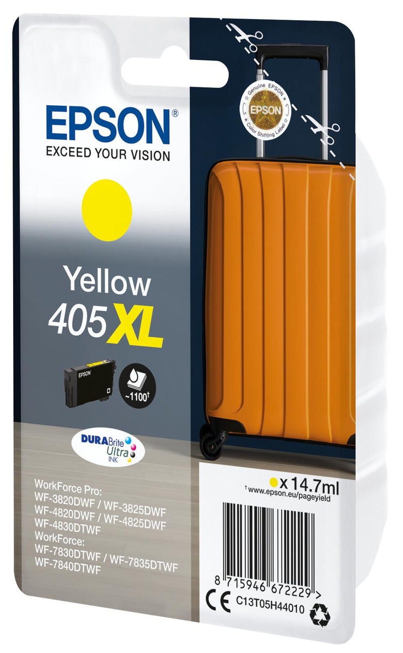 Epson Original 405XL Koffer Druckerpatrone yellow (C13T05H44010)