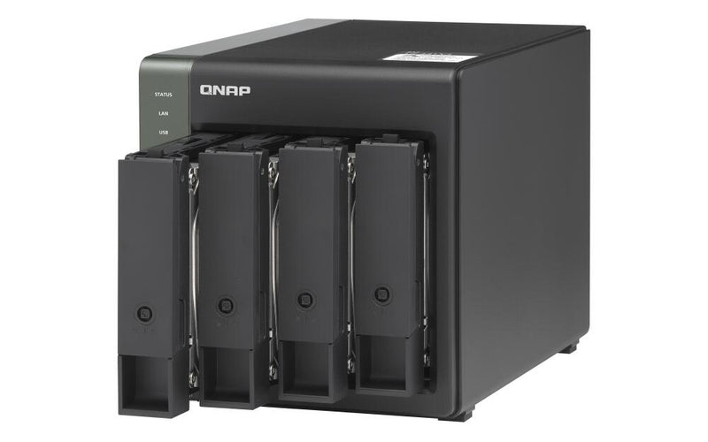 QNAP TurboStation TS-431X3-4G 4 Einschübe NAS-Server Leergehäuse (TS-431X3-4G)