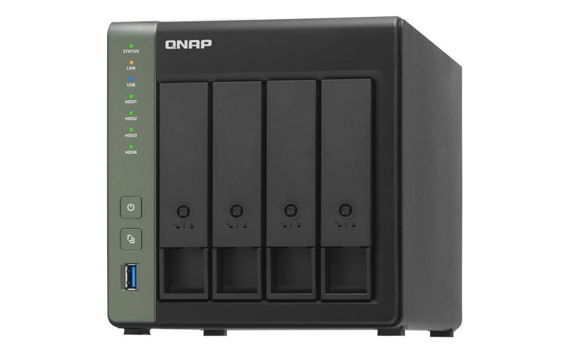 QNAP TurboStation TS-431X3-4G 4 Einschübe NAS-Server Leergehäuse (TS-431X3-4G)