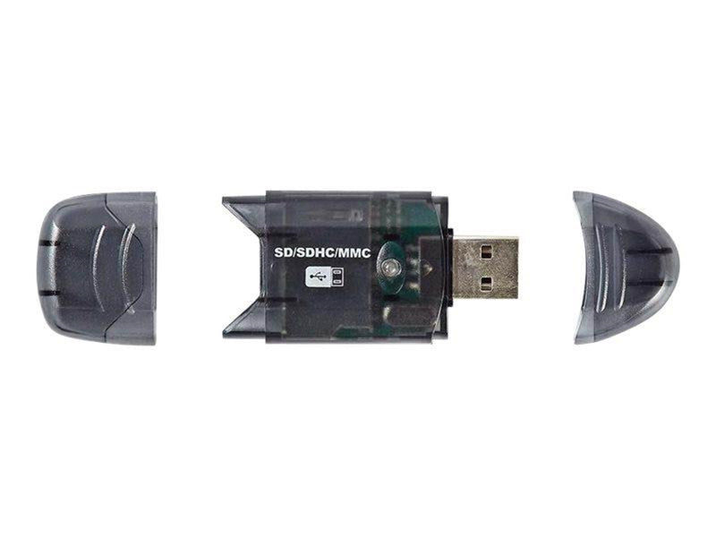 Nedis CRDRU2100BK - card reader - USB 2.0