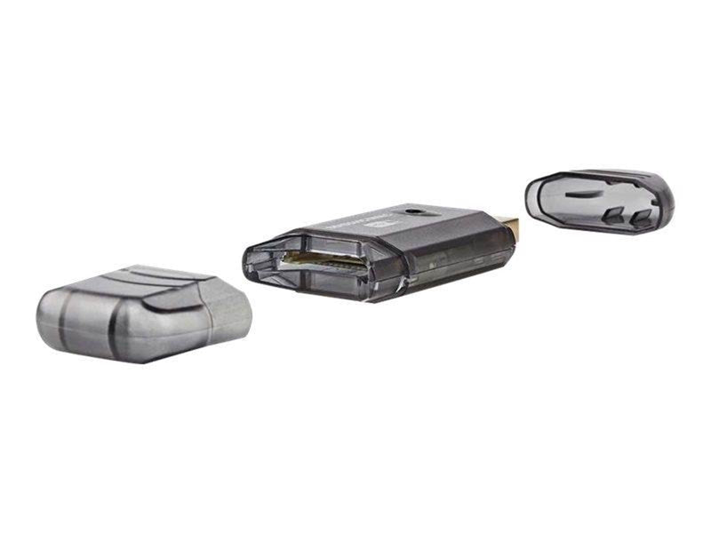 Nedis CRDRU2100BK - card reader - USB 2.0