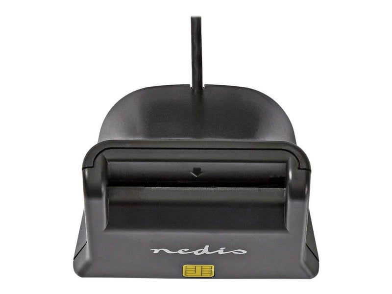 Nedis CRDRU2SM3BK - SMART card reader - USB 2.0