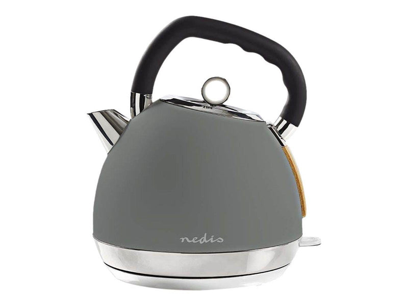 Nedis Wasserkocher KAWK520EGY - kettle - grey - Grau - 2200 W