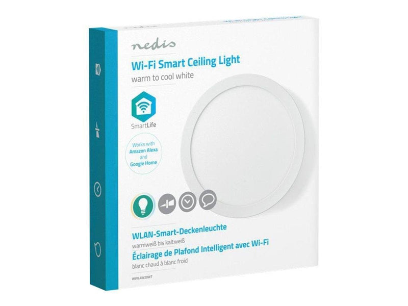 Nedis Wi-Fi Smart-loftslampe | Rundt | Diameter 30 cm |